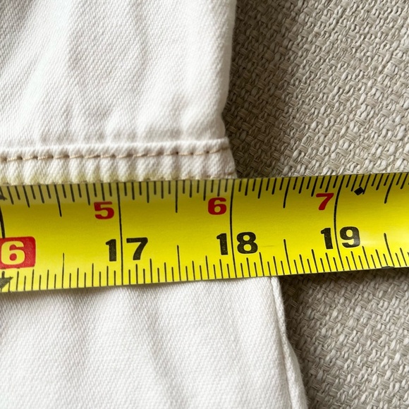 Free People Jumpsuit Women’s Large White Cotton Linen Blend Elaine Short Romper - Picture 8 of 9